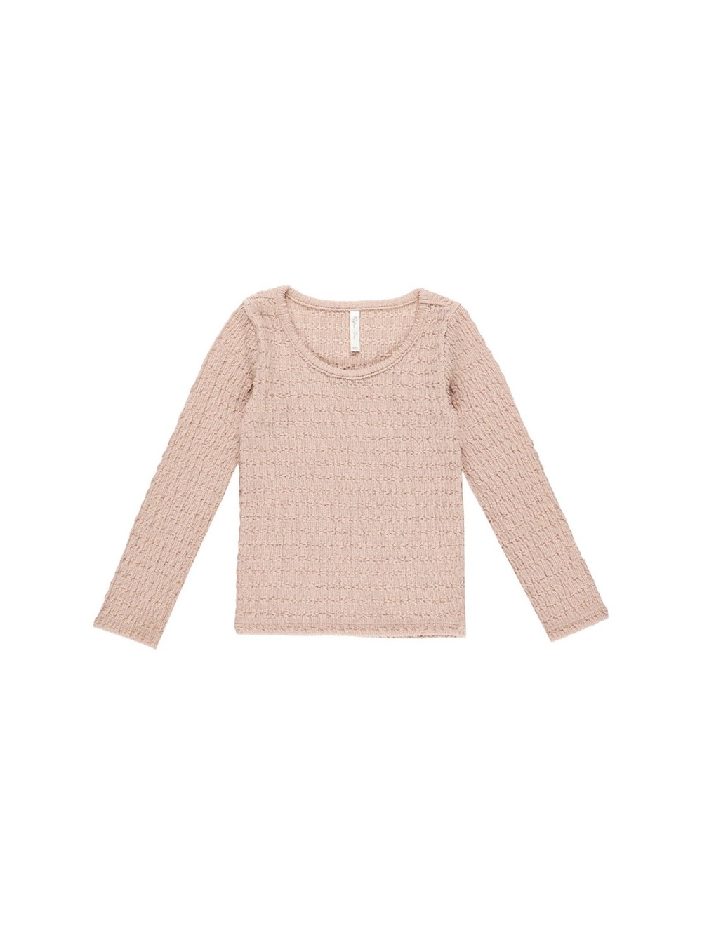 Rylee + Cru Rose Knit Textured Long-Sleeve Top women’s